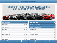 Tablet Screenshot of levittownfordparts.com